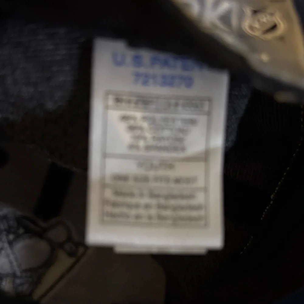 Penguin Reebok Black and Gold Cap